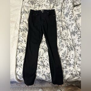 Good American black skinny jeans